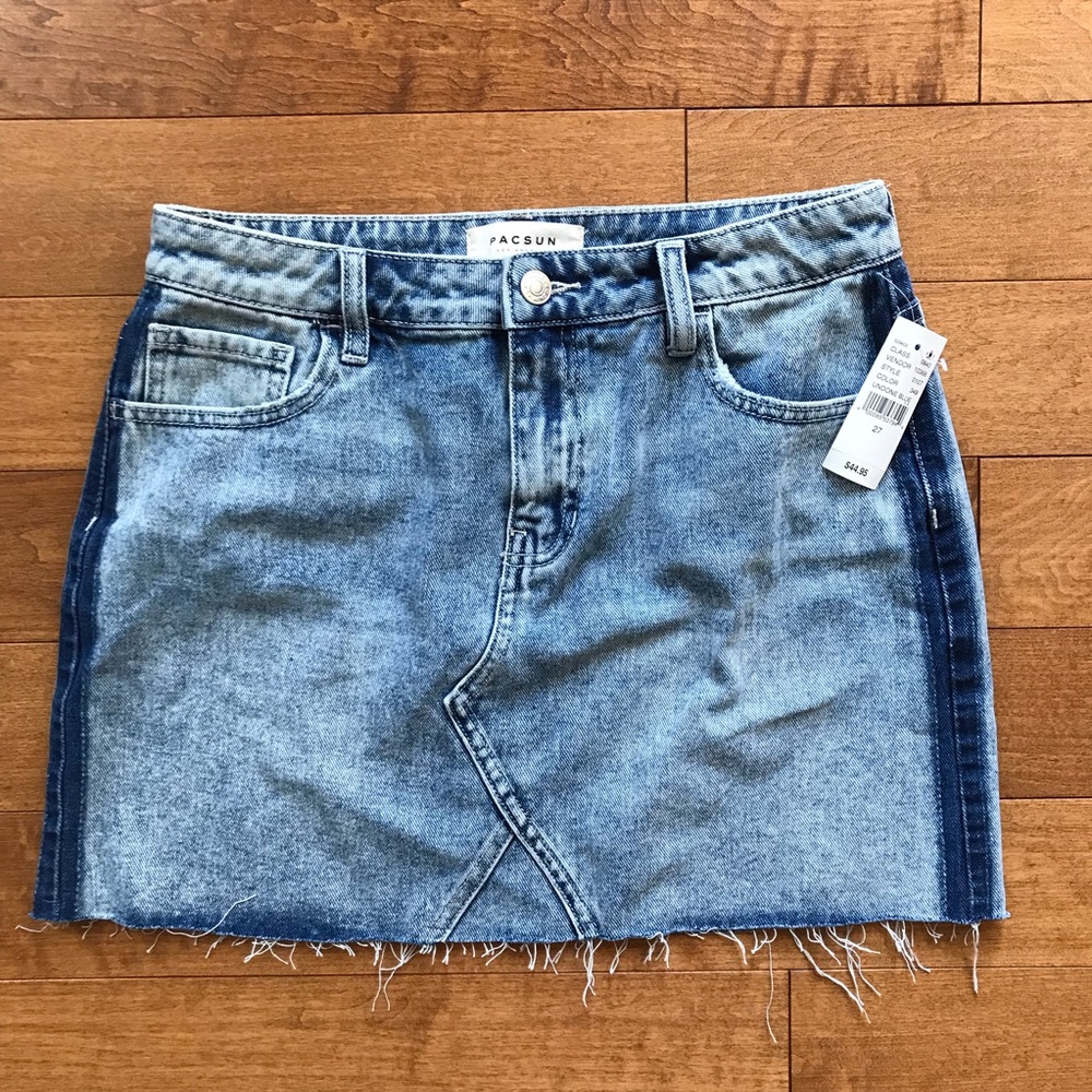 NEW PacSun Vintage Jean Skirt